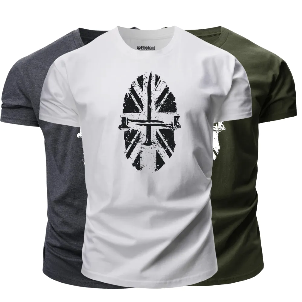 3 Pieces Men's Spartan Graphic T-Shirt