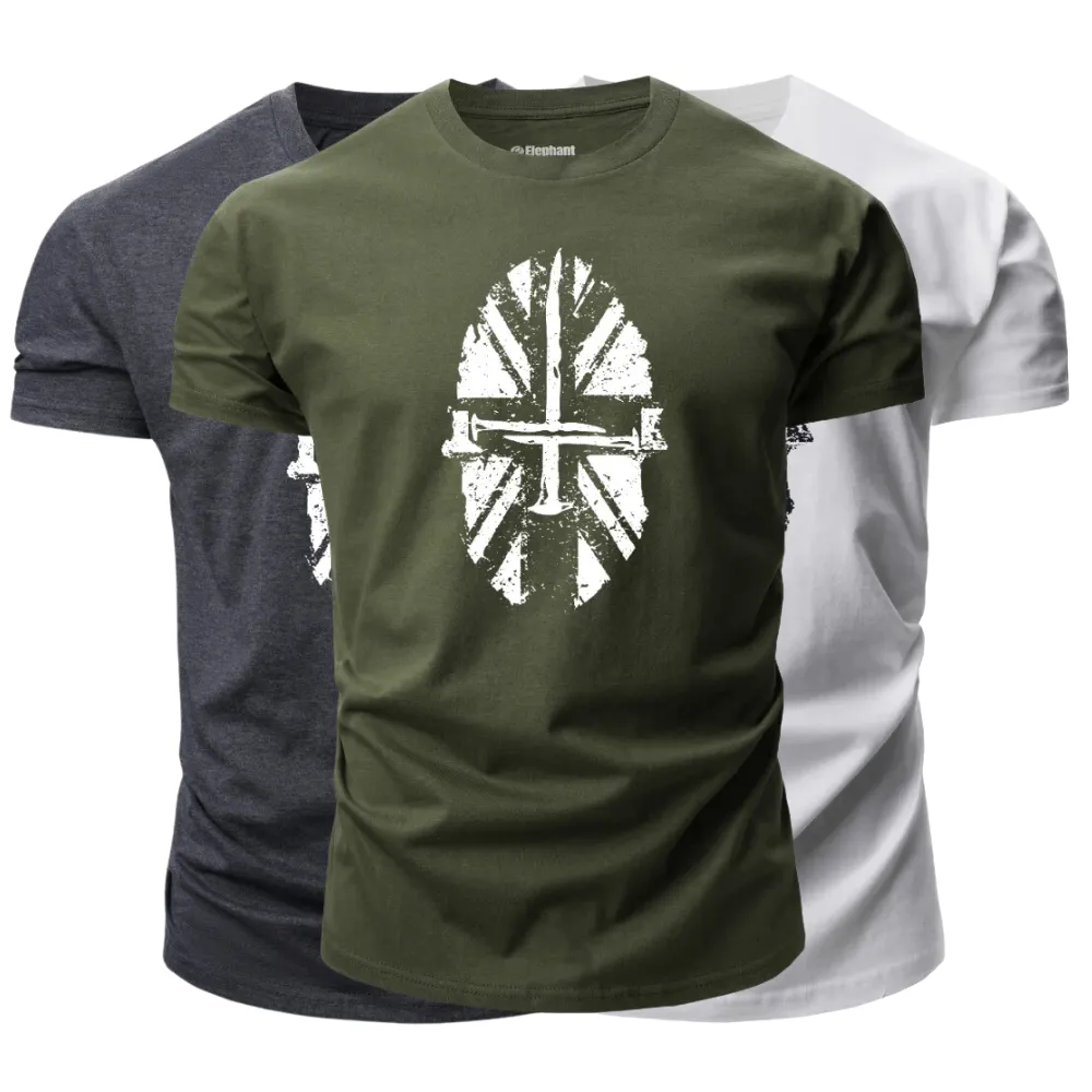 3 Pieces Men's Spartan Graphic T-Shirt