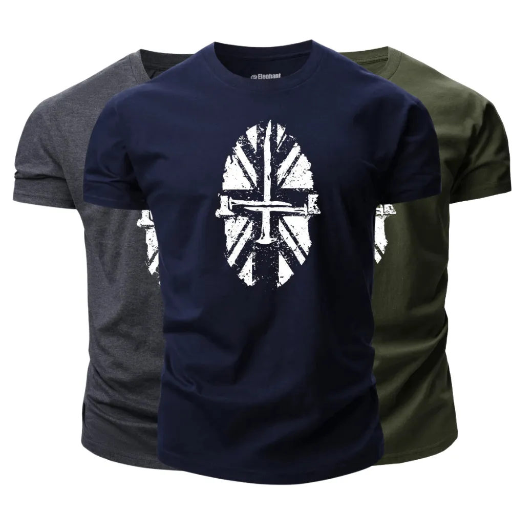 3 Pieces Men's Spartan Graphic T-Shirt