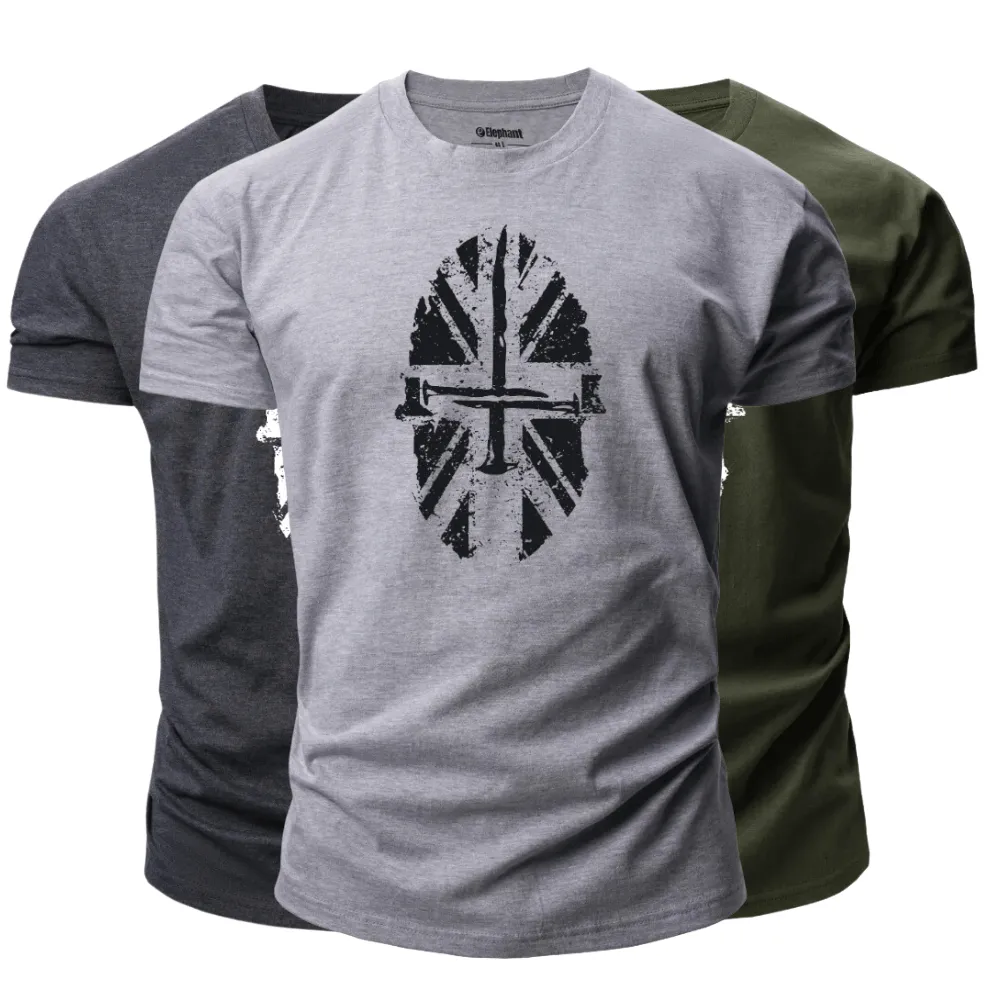 3 Pieces Men's Spartan Graphic T-Shirt