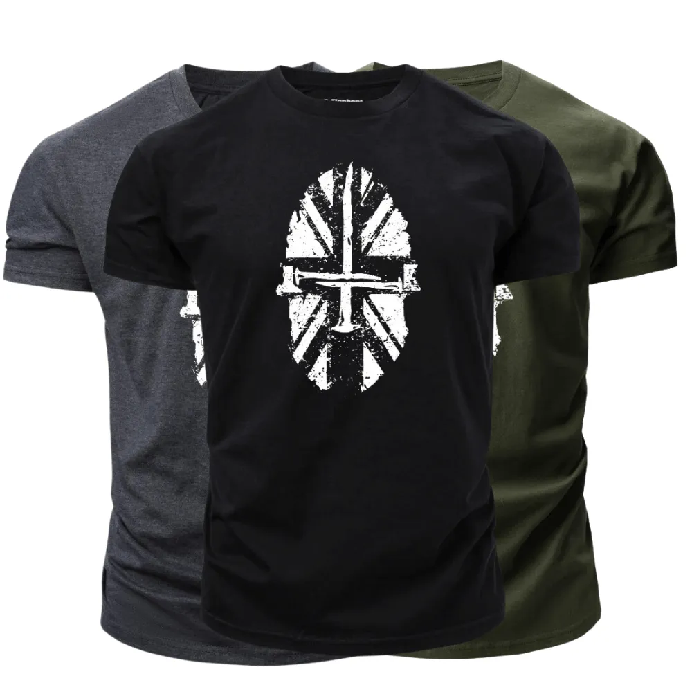 3 Pieces Men's Spartan Graphic T-Shirt