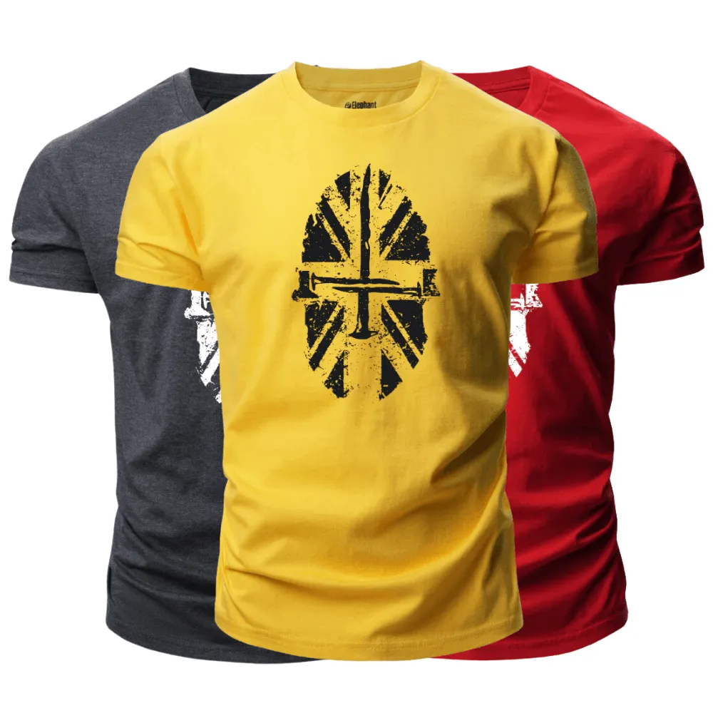 3 Pieces Men's Spartan Graphic T-Shirt