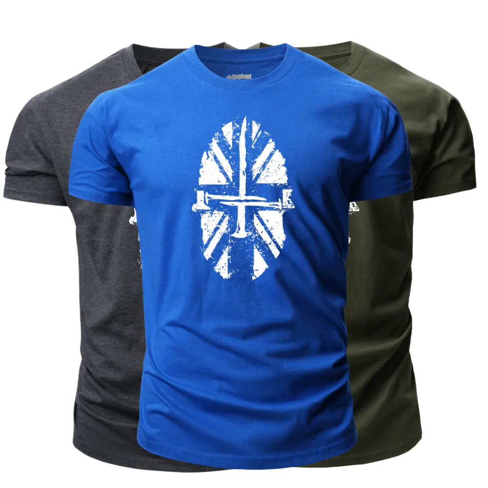 3 Pieces Men's Spartan Graphic T-Shirt