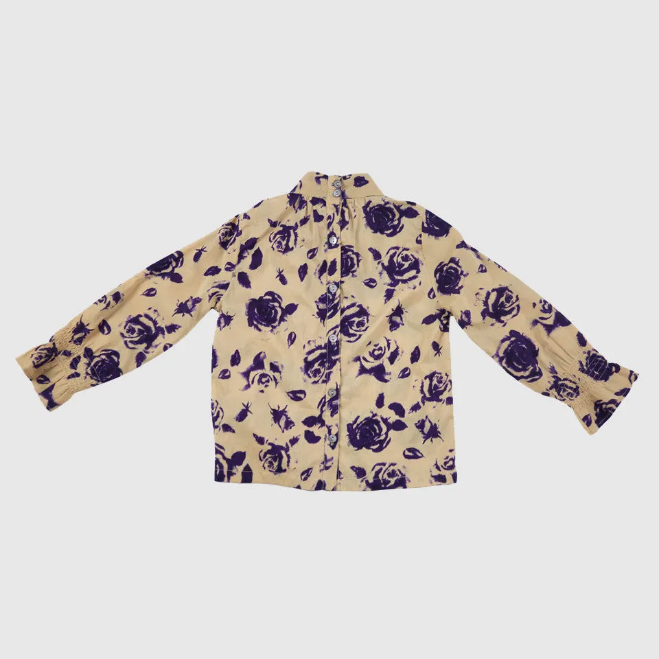 Amelie Pussy Bow Tie Blouse - rosebowl