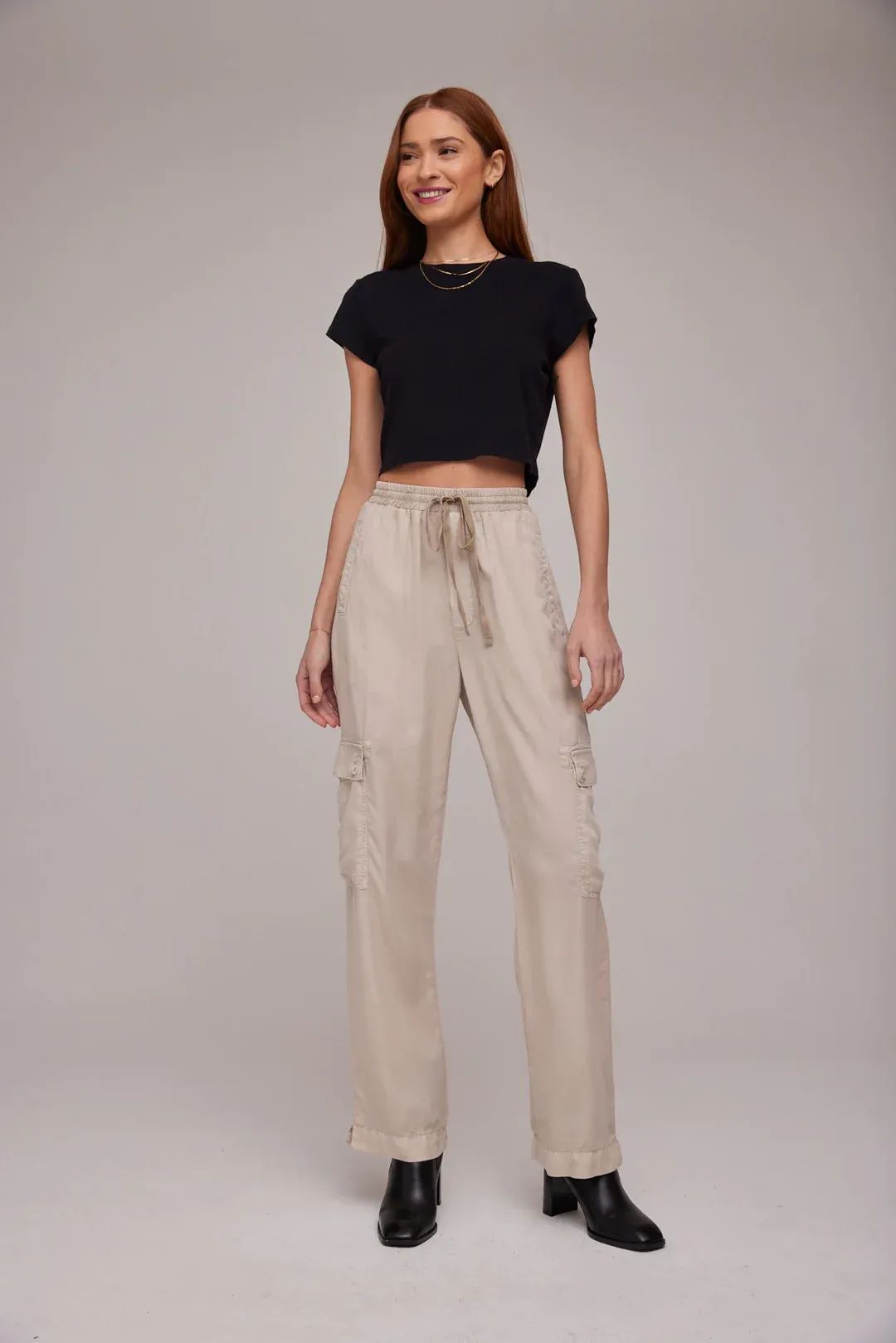 Bella Dahl Cargo Pant in High Desert