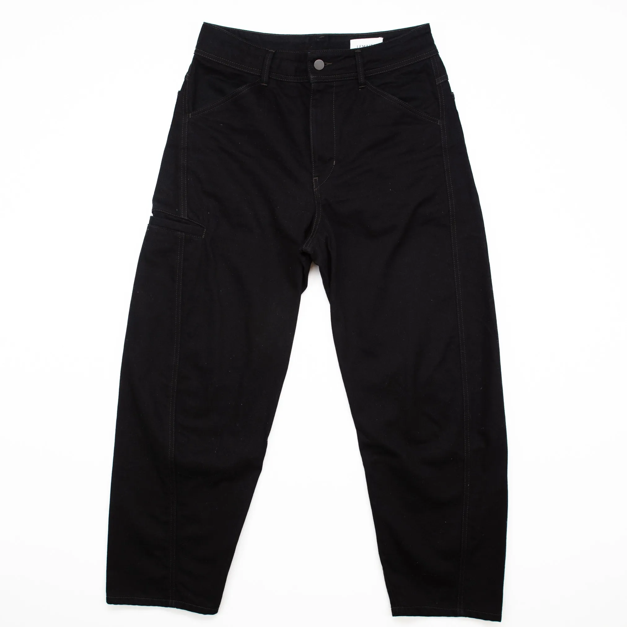 Black Twisted Workwear Pants #1154