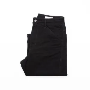 Black Twisted Workwear Pants #1154