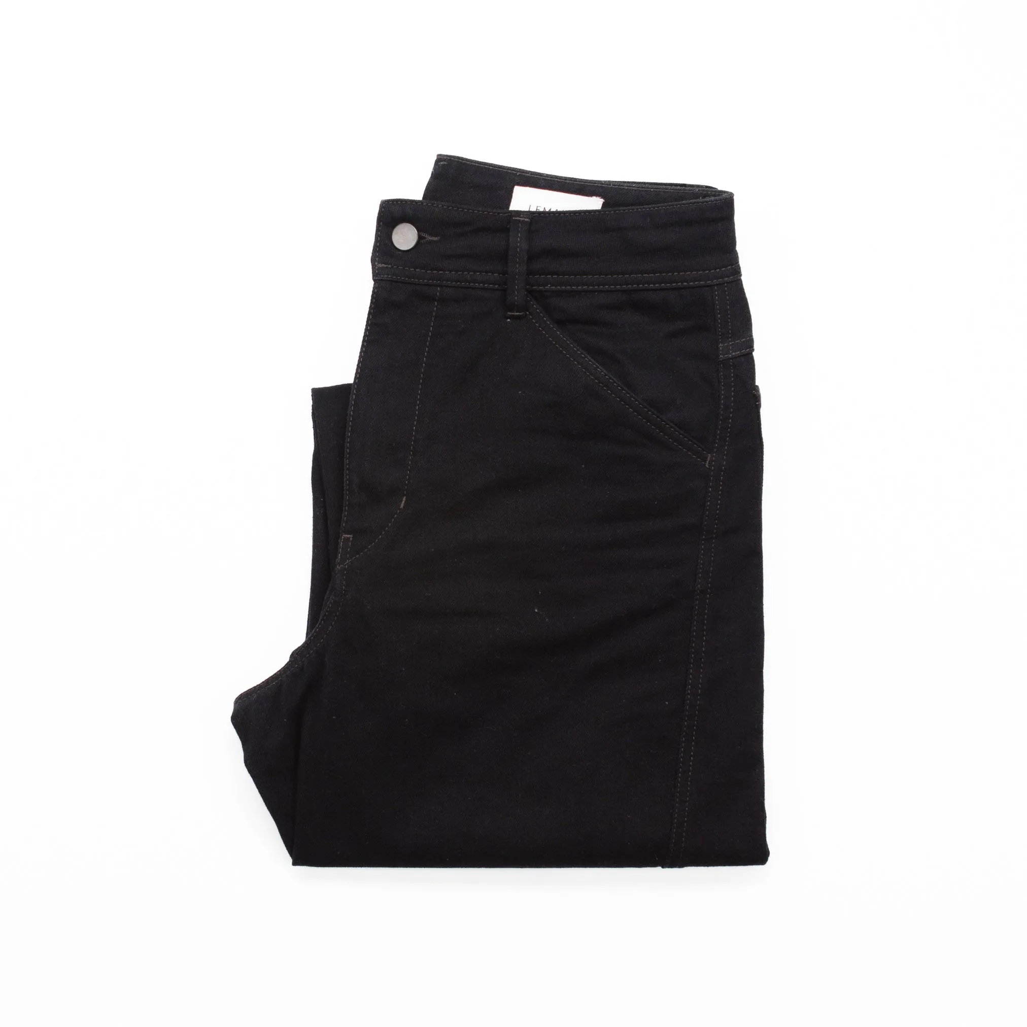 Black Twisted Workwear Pants #1154