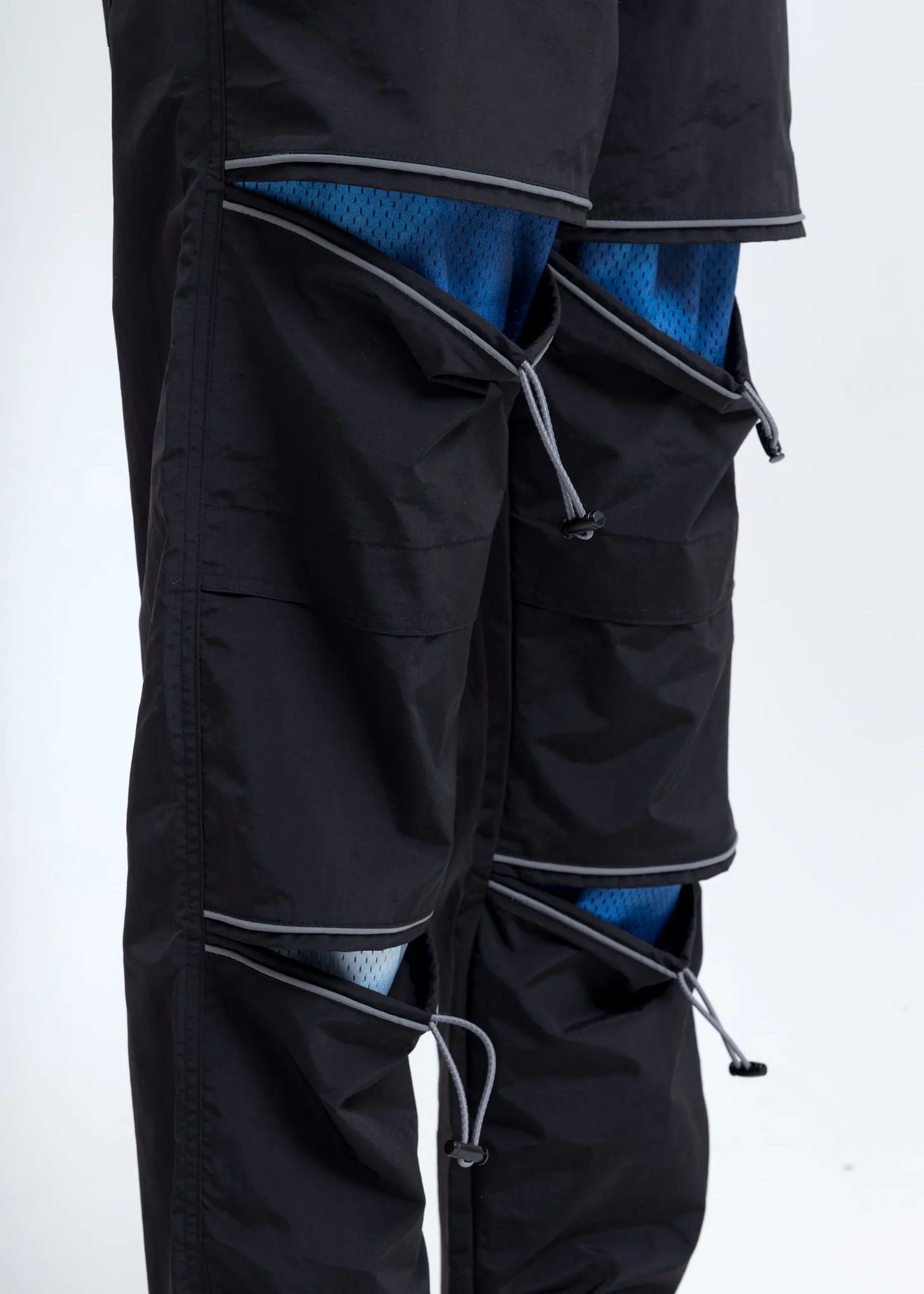 Black Zippered Sweatpants