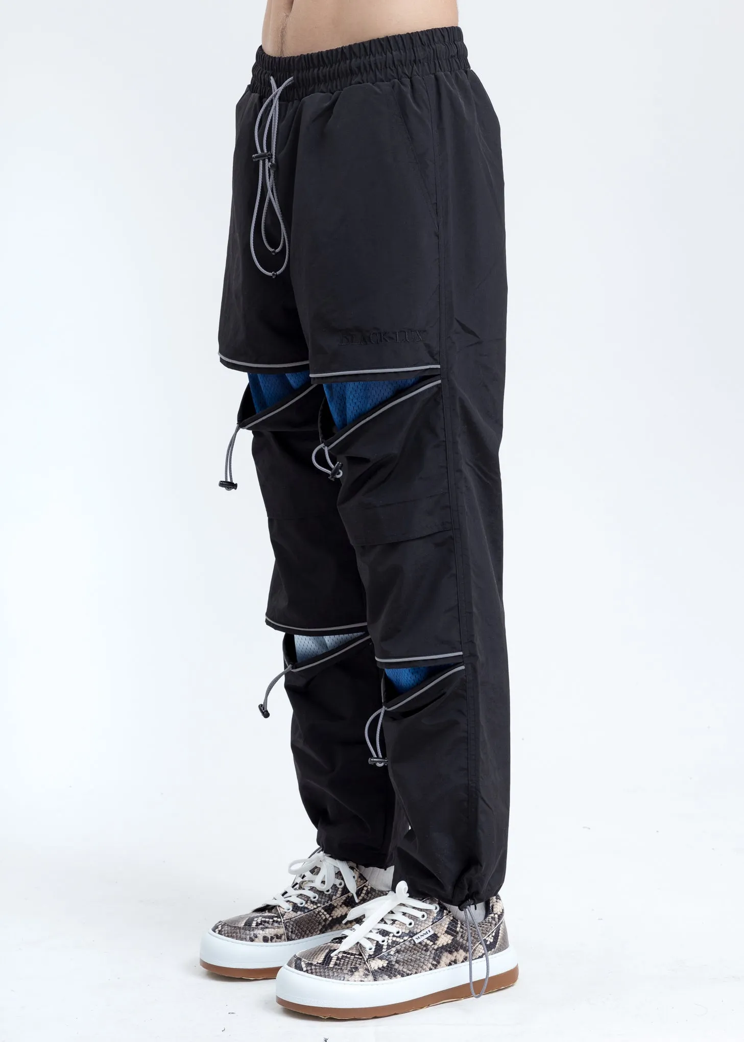 Black Zippered Sweatpants