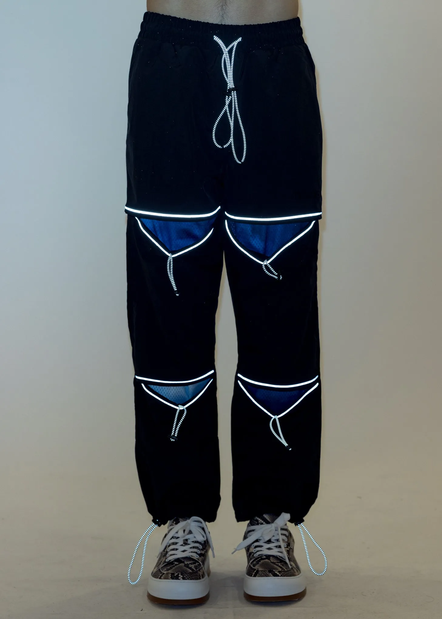 Black Zippered Sweatpants