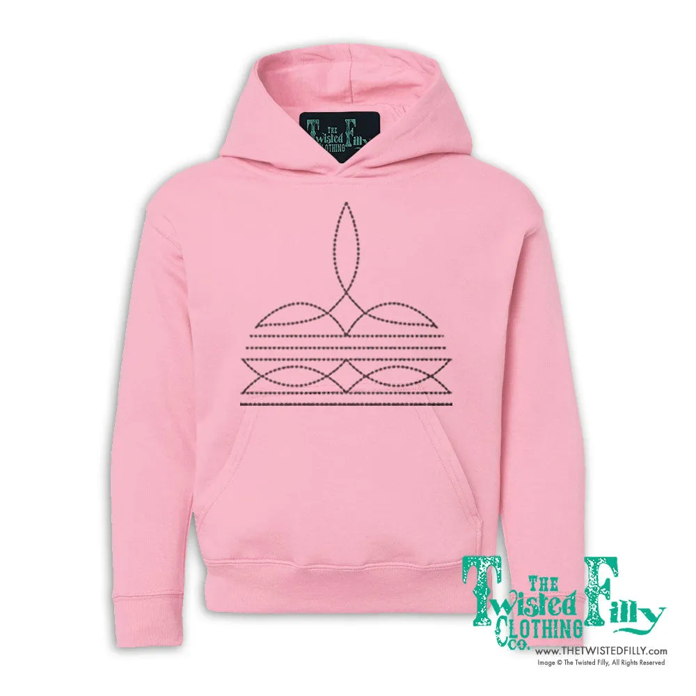 Boot Stitch - Youth Hoodie - Assorted Colors
