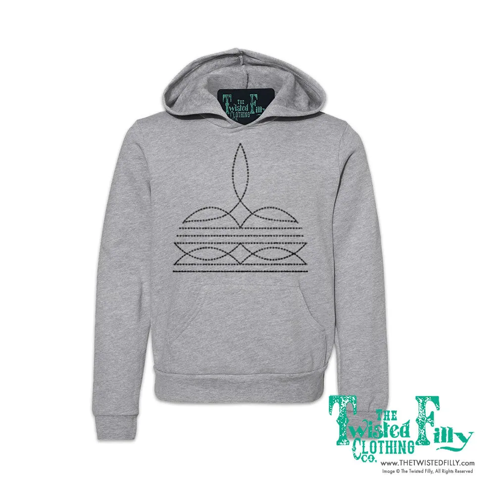 Boot Stitch - Youth Hoodie - Assorted Colors