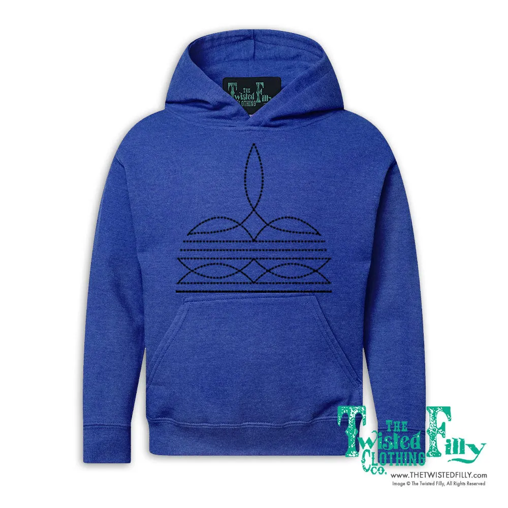 Boot Stitch - Youth Hoodie - Assorted Colors