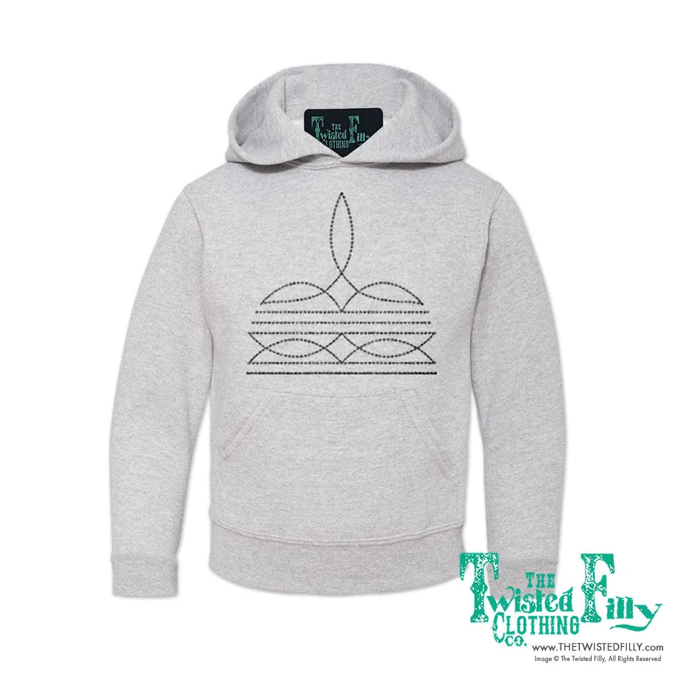 Boot Stitch - Youth Hoodie - Assorted Colors