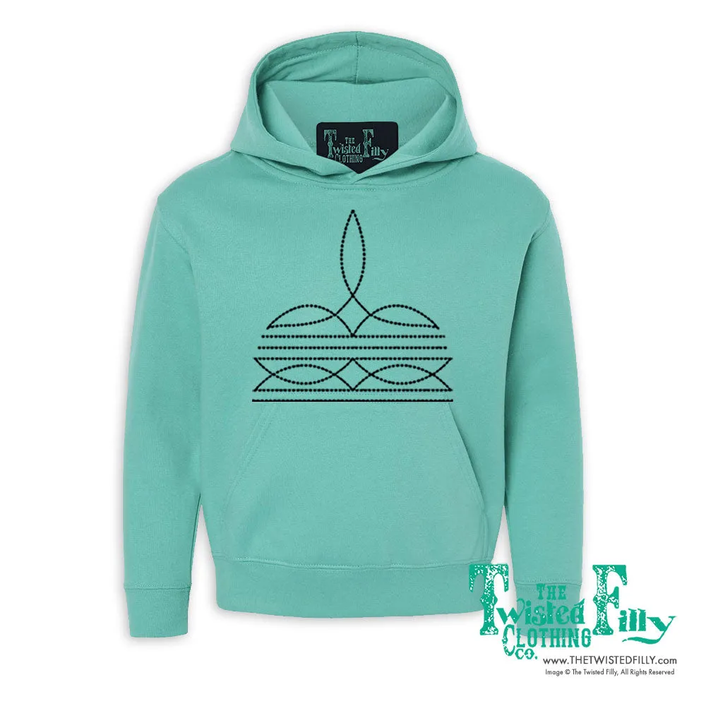 Boot Stitch - Youth Hoodie - Assorted Colors