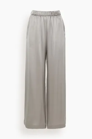 Brynn High Rise Pull On Wide Leg Pant in Foggy