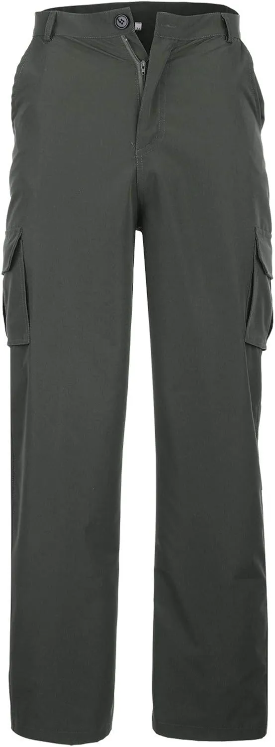 Cargo Pants for Men Joggers Wild Athletic Work Pants Loose Fit Hiking Trousers Outdoor Wearing Track Pants with Pockets