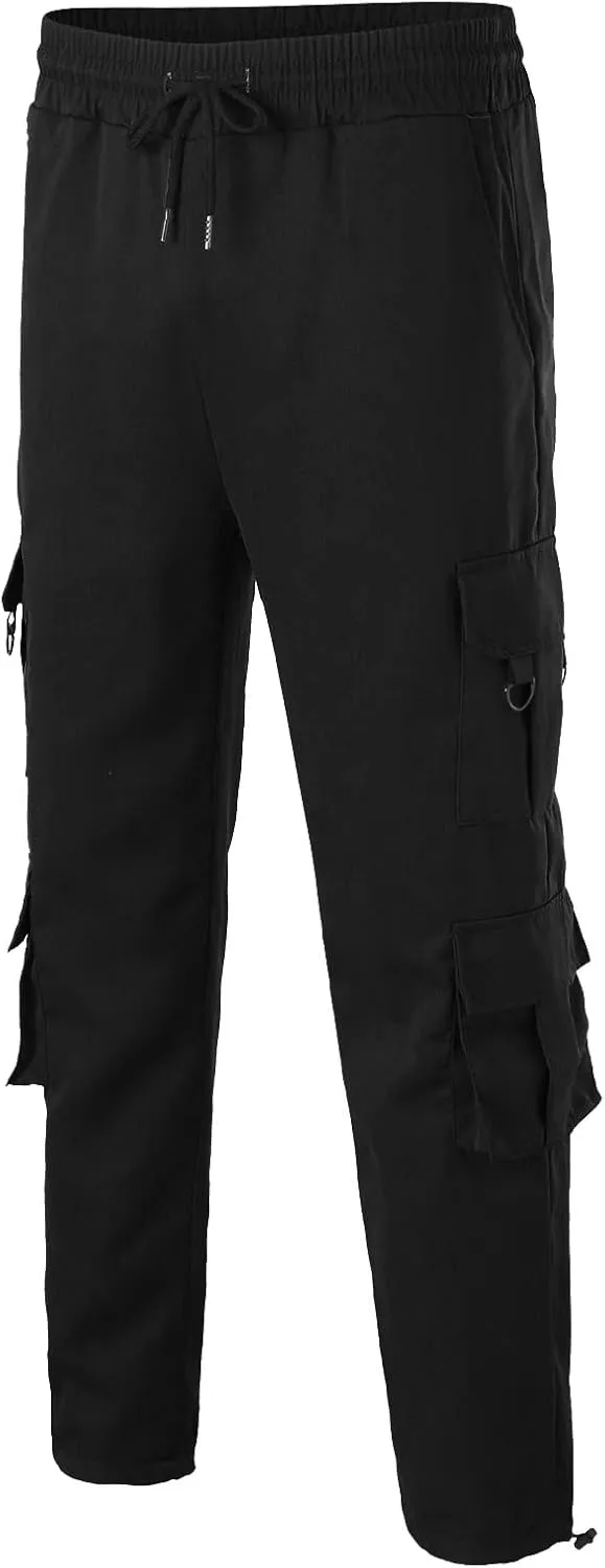 Cargo Pants for Men Slim Fit Gifts for Him Track Pants with Pockets Hiking Sweatpants for Men Jogger Casual Work Trousers