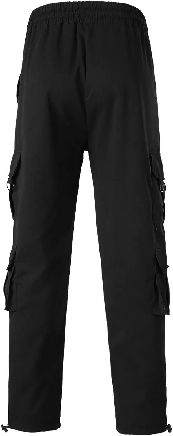 Cargo Pants for Men Slim Fit Gifts for Him Track Pants with Pockets Hiking Sweatpants for Men Jogger Casual Work Trousers