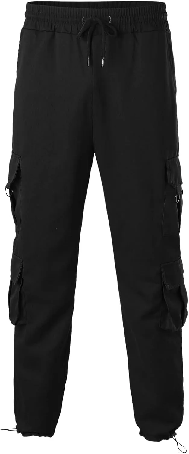 Cargo Pants for Men Slim Fit Gifts for Him Track Pants with Pockets Hiking Sweatpants for Men Jogger Casual Work Trousers