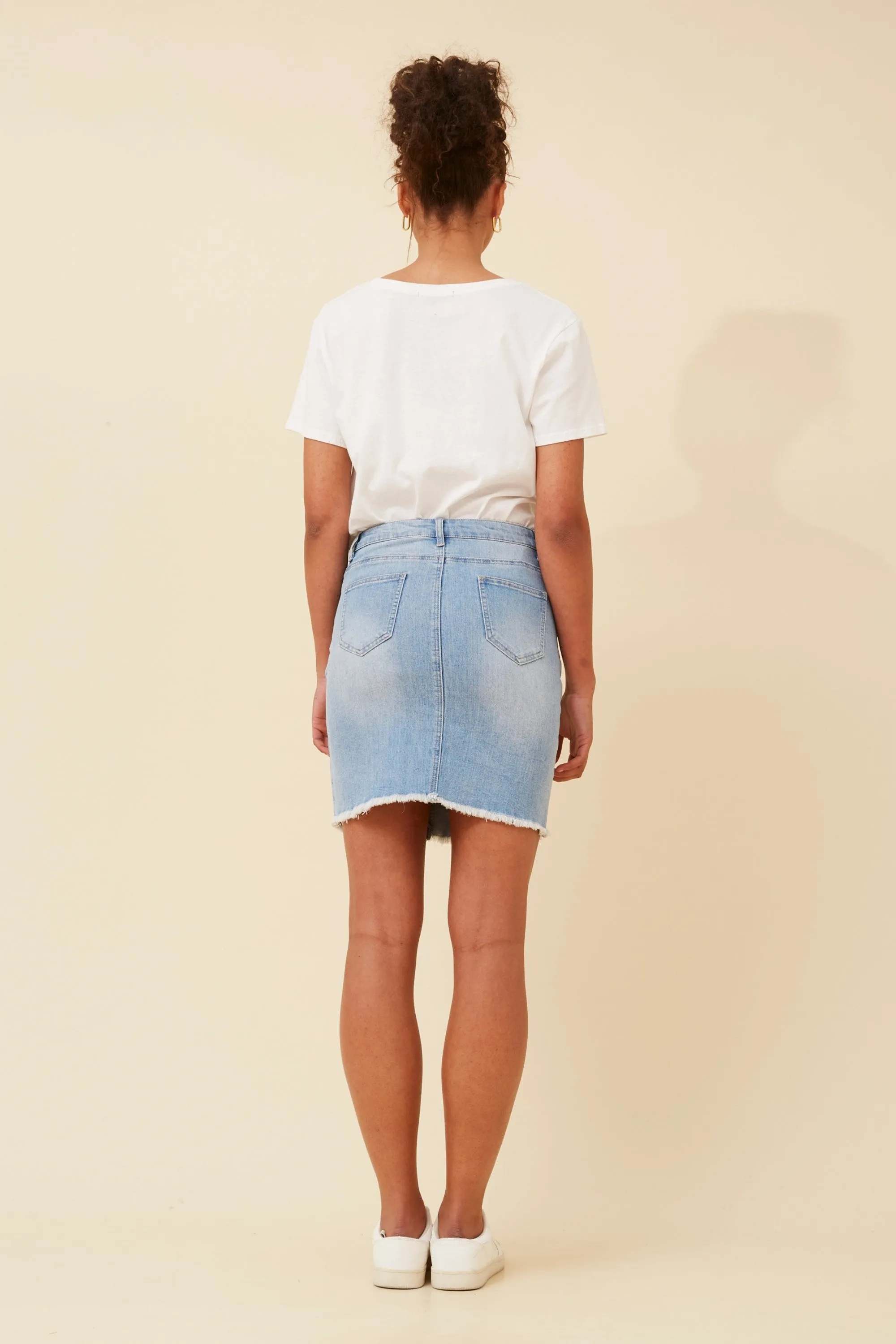 Caroline Morgan Denim Skirt