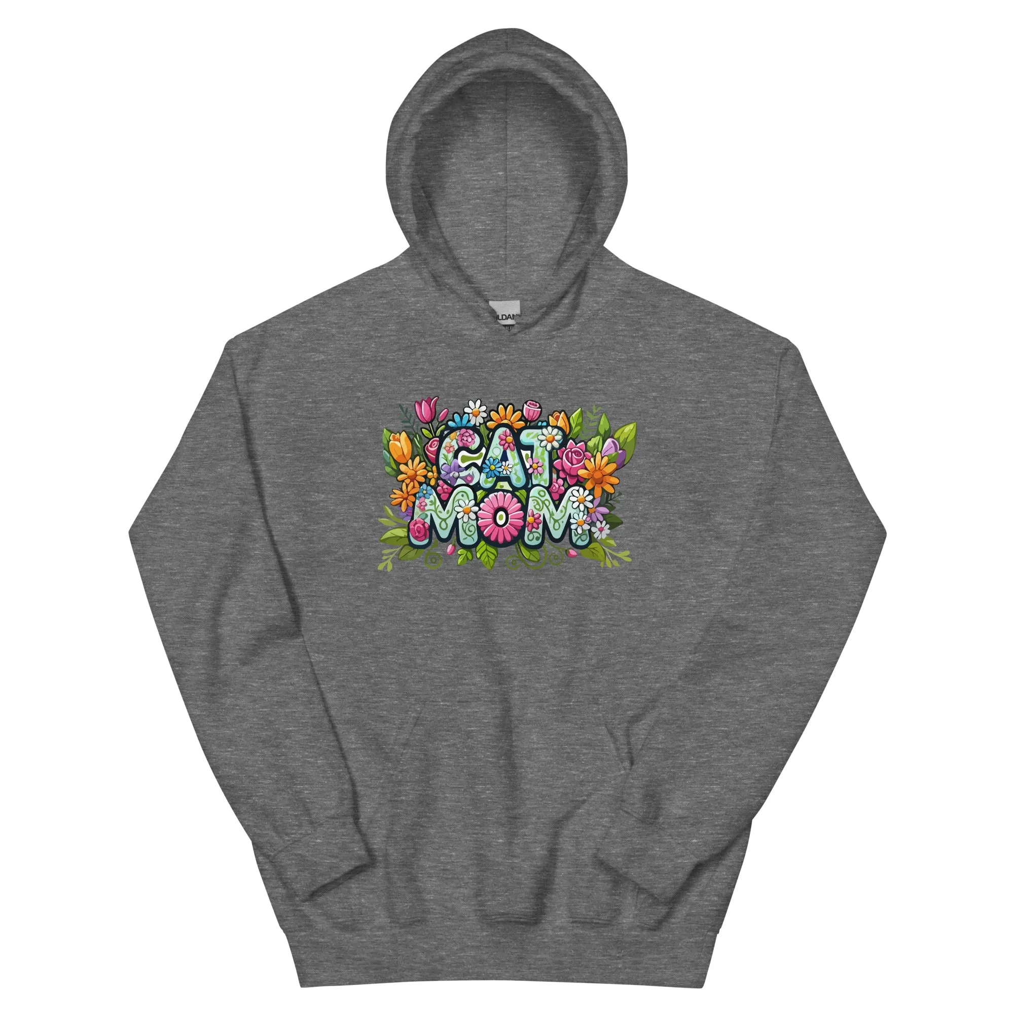 Cat Mom Flower Fun Hoodie