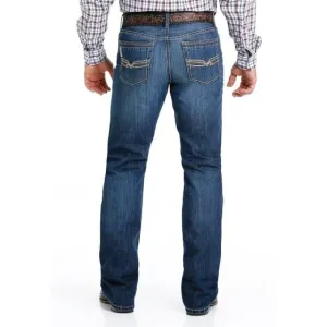 Cinch Men's Jeans Ian Slim Mid-Rise Boot Cut Dark Stonewash-Clearance