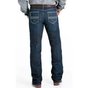 Cinch Men's Jeans Ian Slim Mid-Rise Boot Cut Deep Rinse
