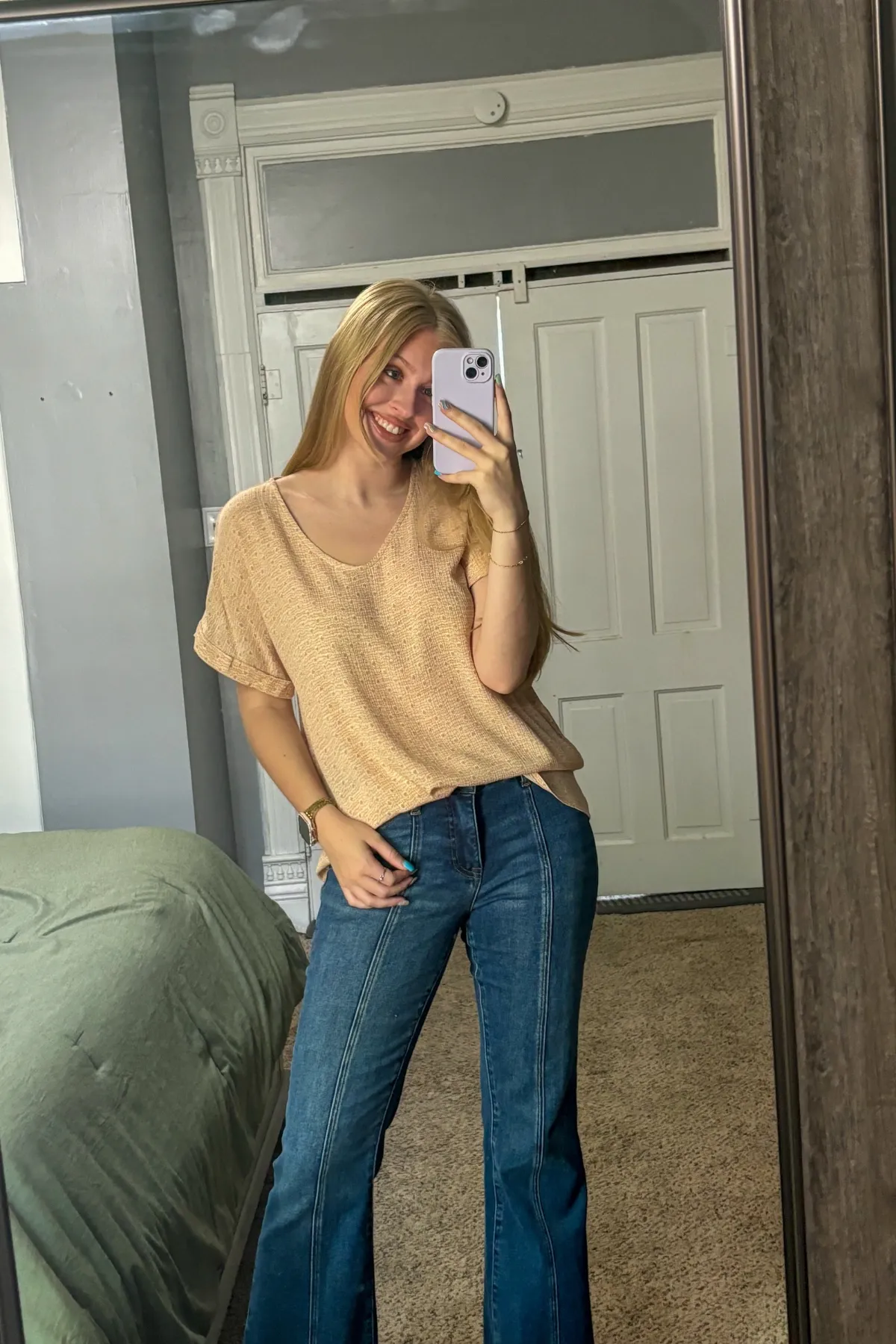 Clementine Print Top