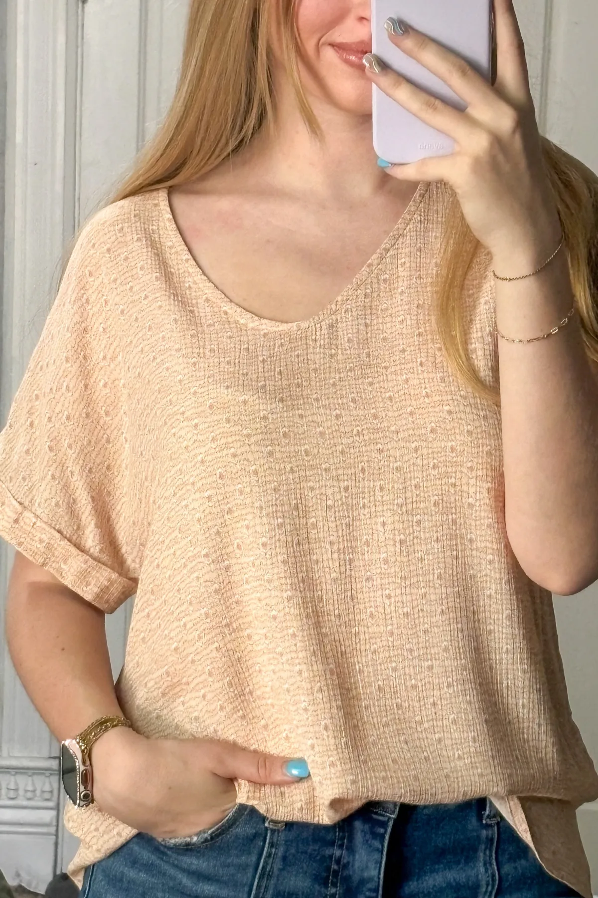 Clementine Print Top