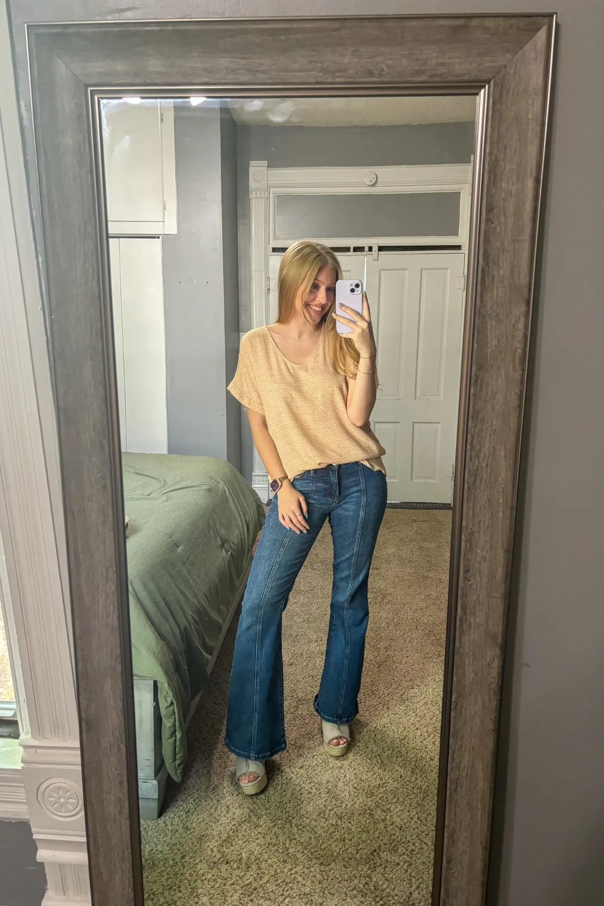 Clementine Print Top