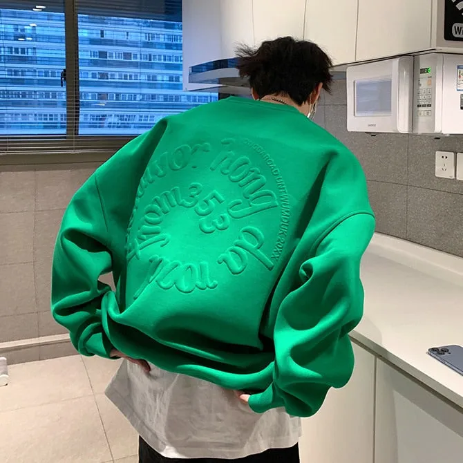 Colorful Foaming Printing Sweatshirt
