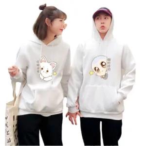 Couple Hoodies Asian Cats