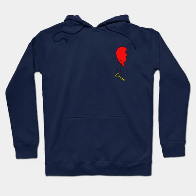 Couple hoodies half heart