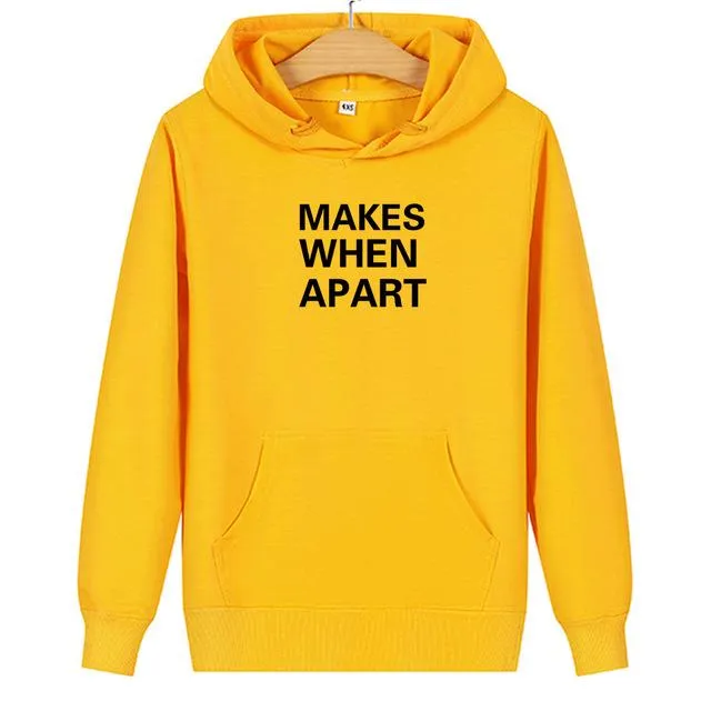 Cute matching hoodies When we're Apart