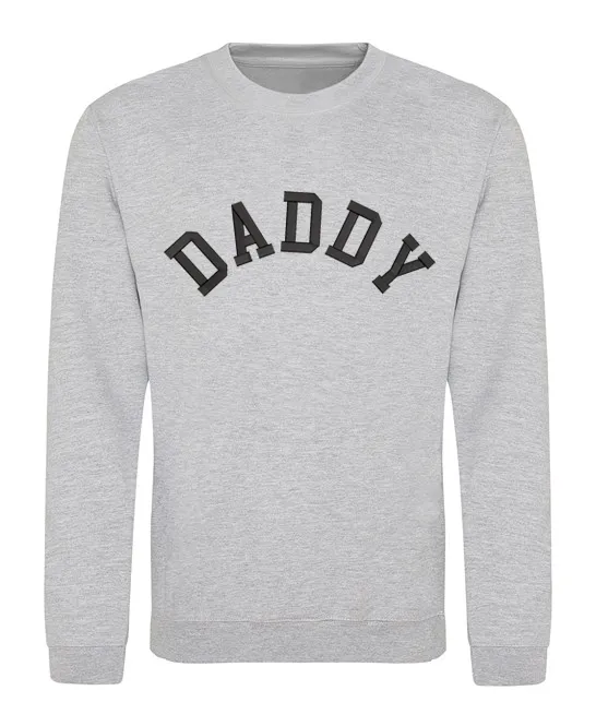 Daddy College Embroidered Sweatshirt