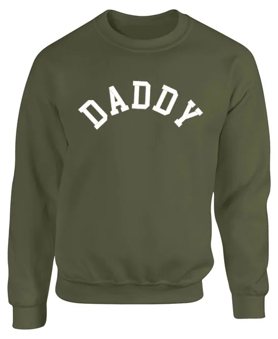 Daddy College Embroidered Sweatshirt