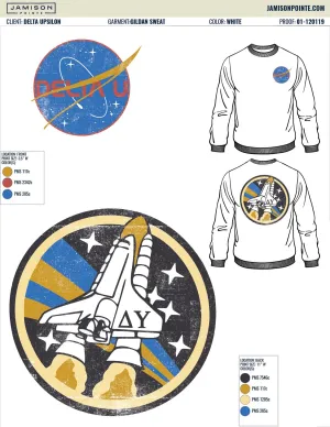 Delta Upsilon University of Illinois Urbana Champaign Galaxy Sweatshirts