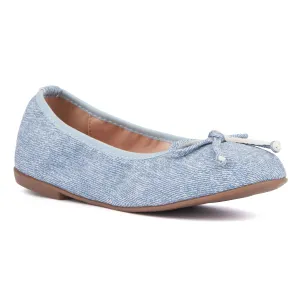 Denim Ballet Flat