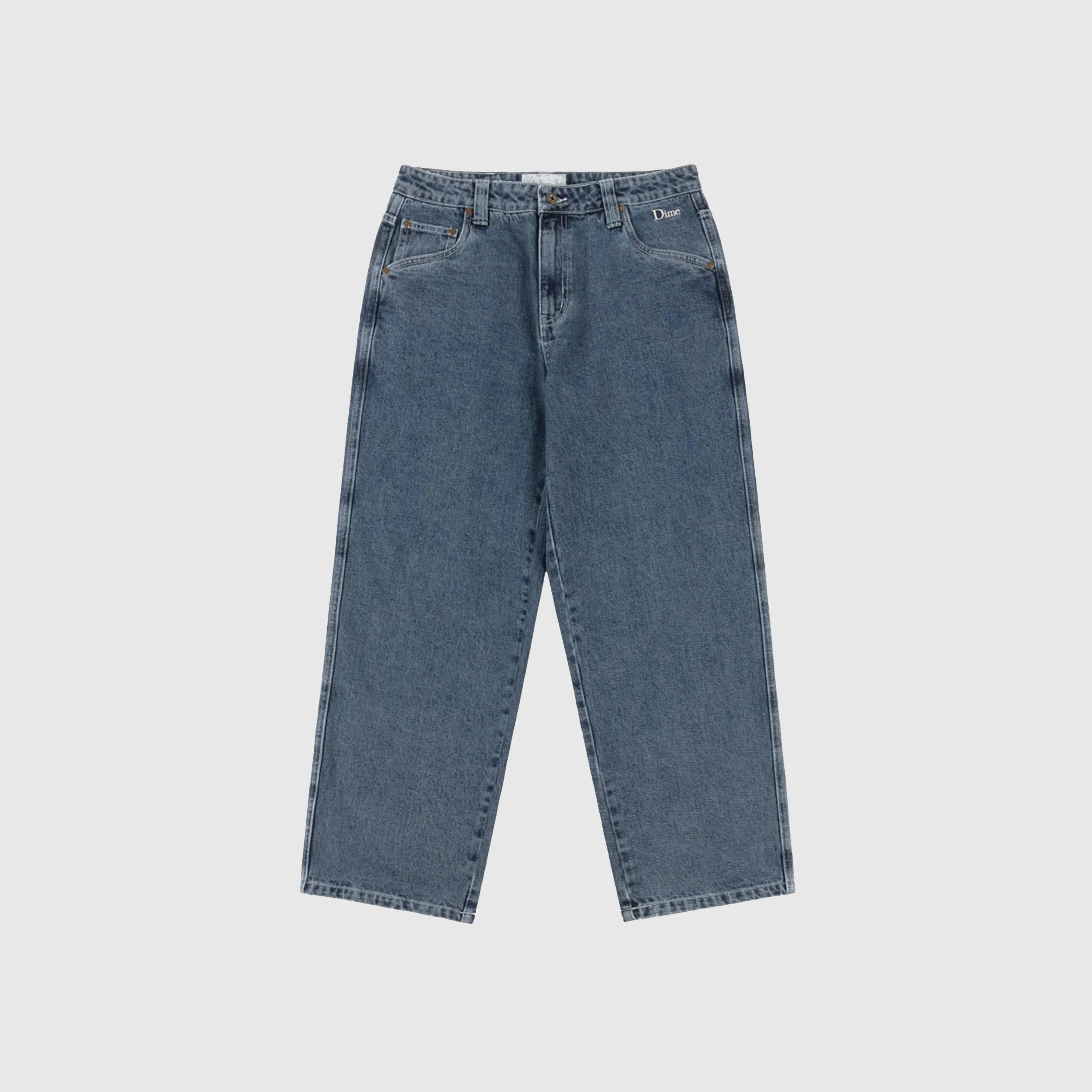 Dime Classic Relaxed Denim Pants - Stone Washed