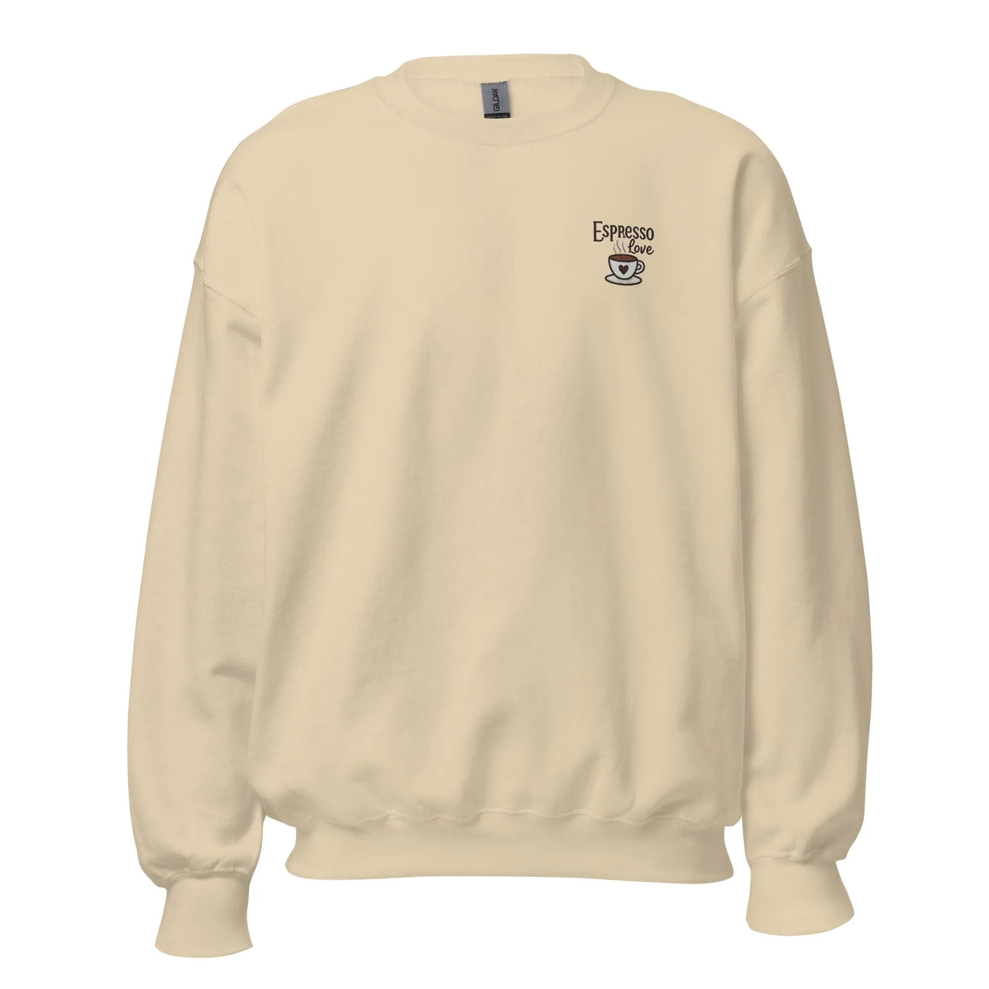 Espresso Love - Valentine’s Day Sweatshirt – Cozy & Stylish Love-Inspired