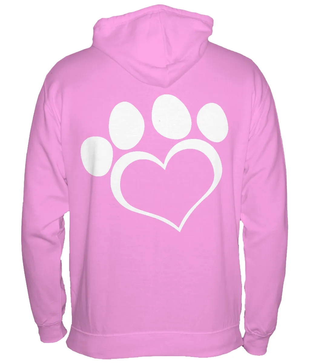 Help For Paws Pink Hoodie