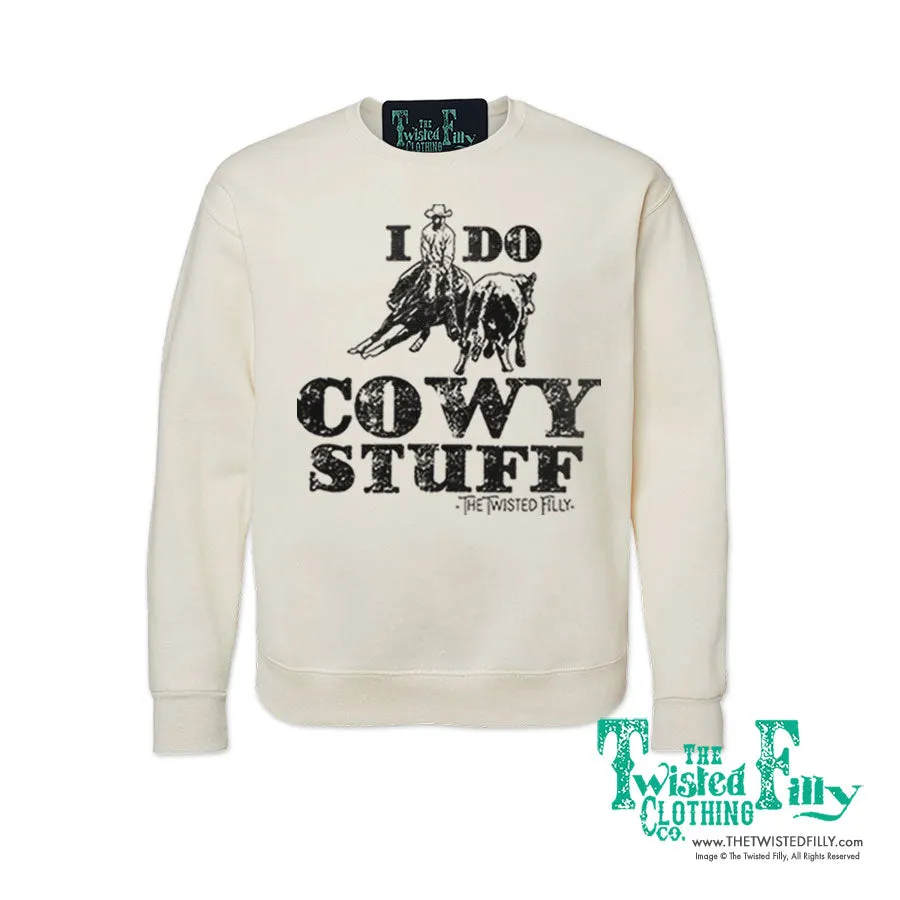 I Do Cowy Stuff - Adult Sweatshirt - Assorted Colors