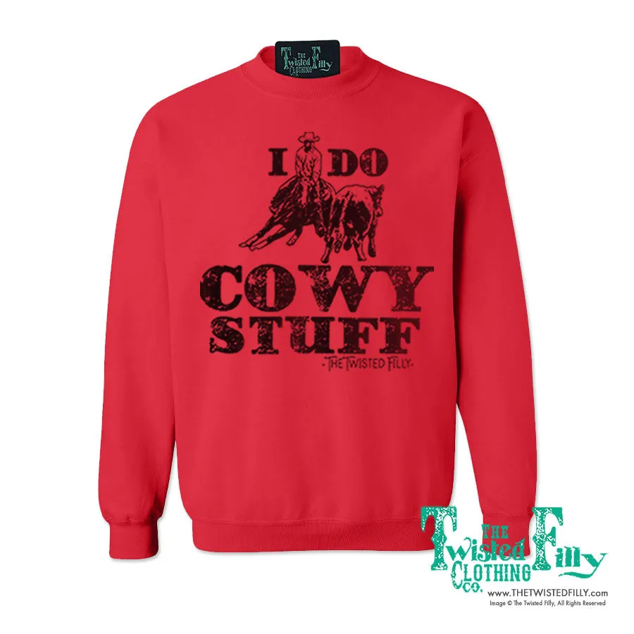I Do Cowy Stuff - Adult Sweatshirt - Assorted Colors