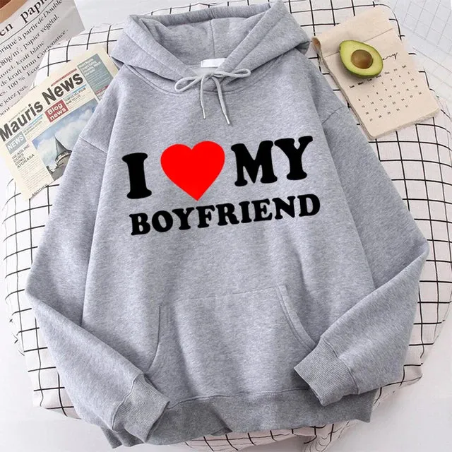 I Love My Girlfriend Hoodie