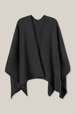 Lena Wrap in Charcoal Melange
