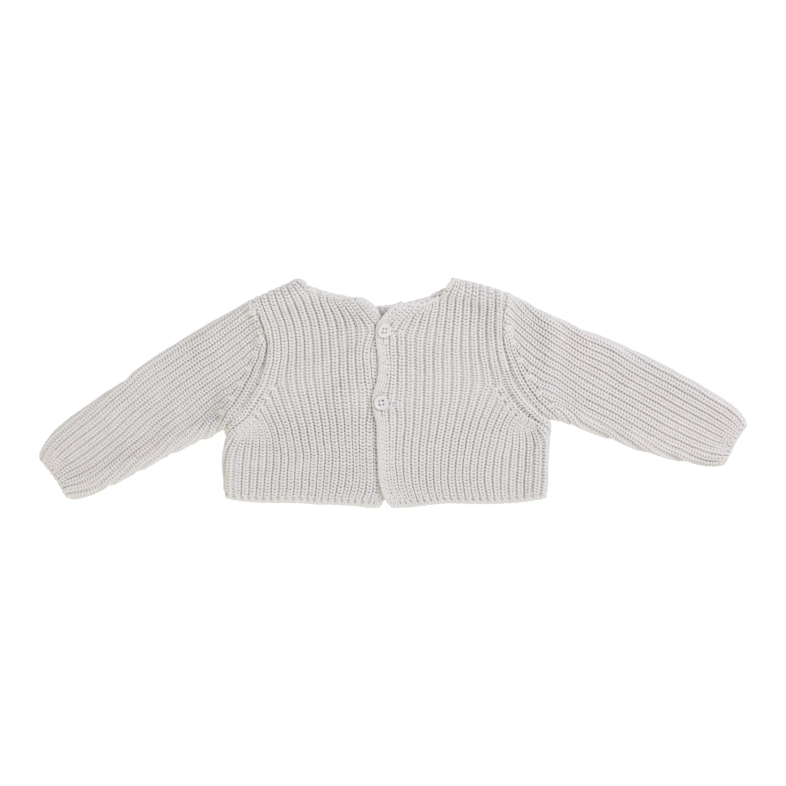 LILETTE  BY LIL LEGS  BY LIL LEGS LIGHT BLUE CHUNKY KNIT SHRUG