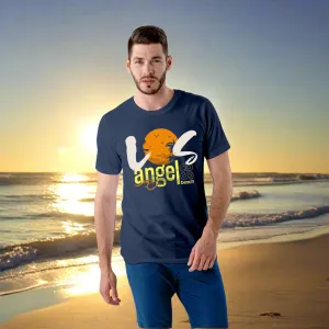 Losangels - Polycotton Round Neck Graphic T-Shirt