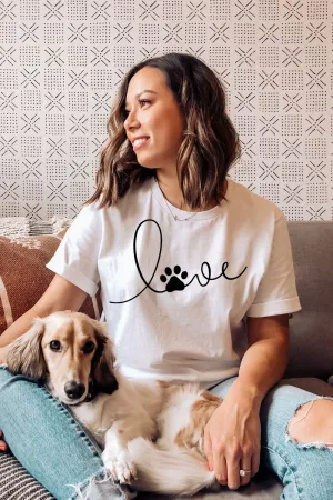 Love my Dog Graphic Tee